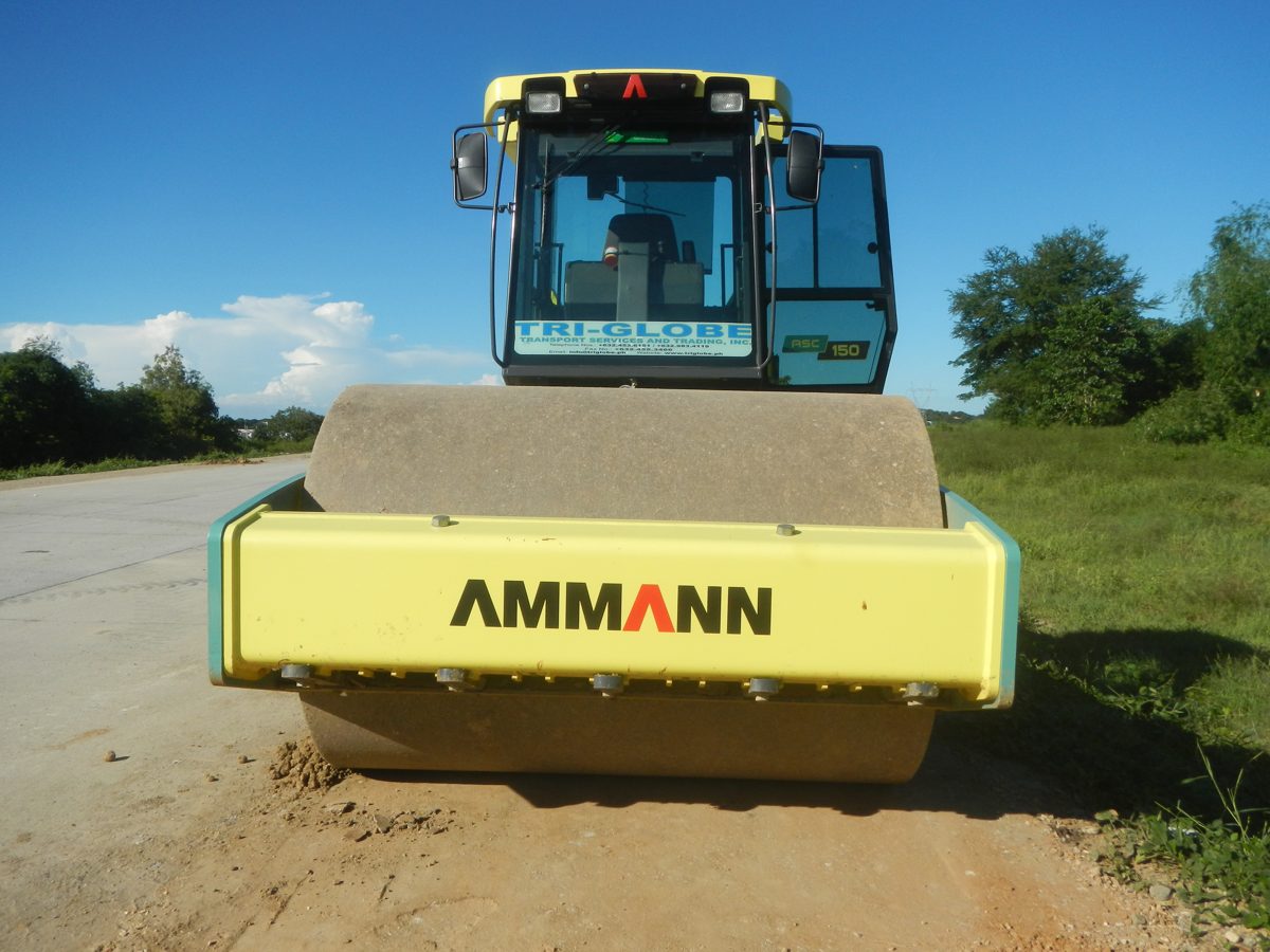 Renta de rodillo vibratorio liso 10 t